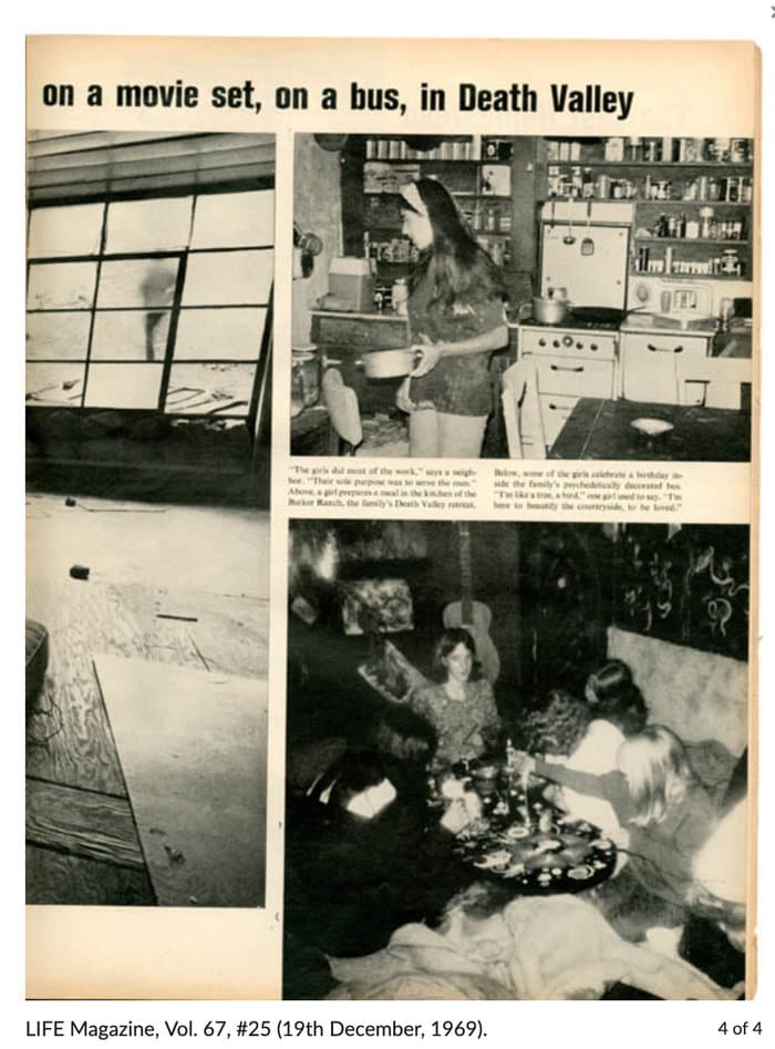 Article in LIFE Magazine, Vol. 67, #25 (19th December, 1969).
