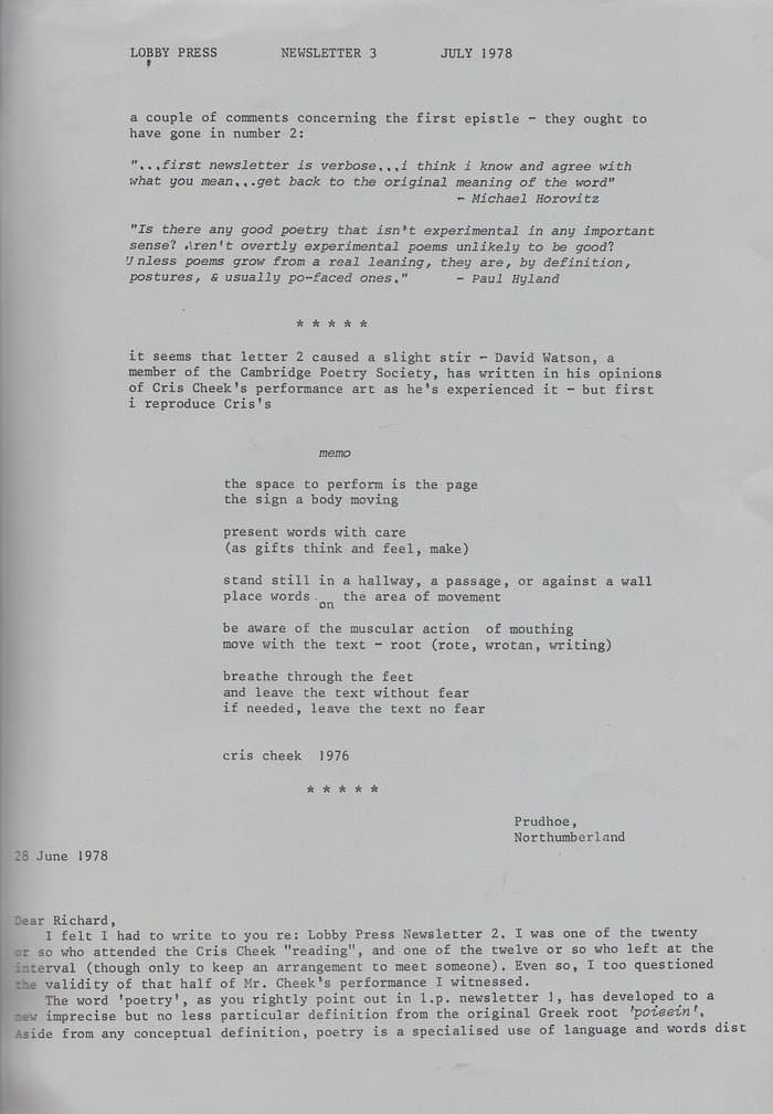 Lobby Press Newsletter 03