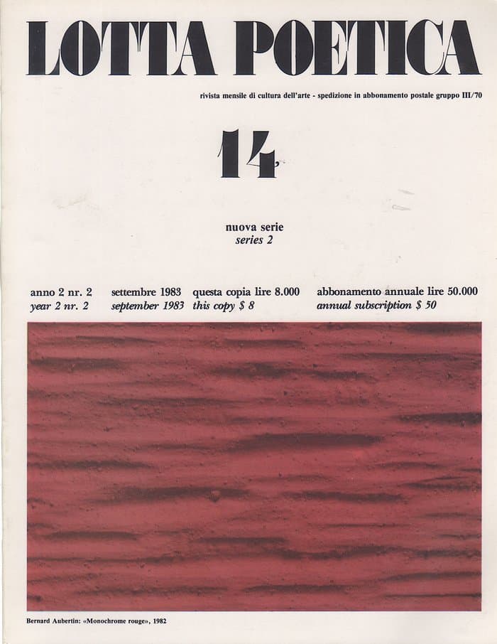 Lotta Poetica 14 1983