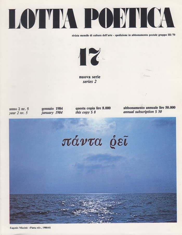 Lotta Poetica 17 1983
