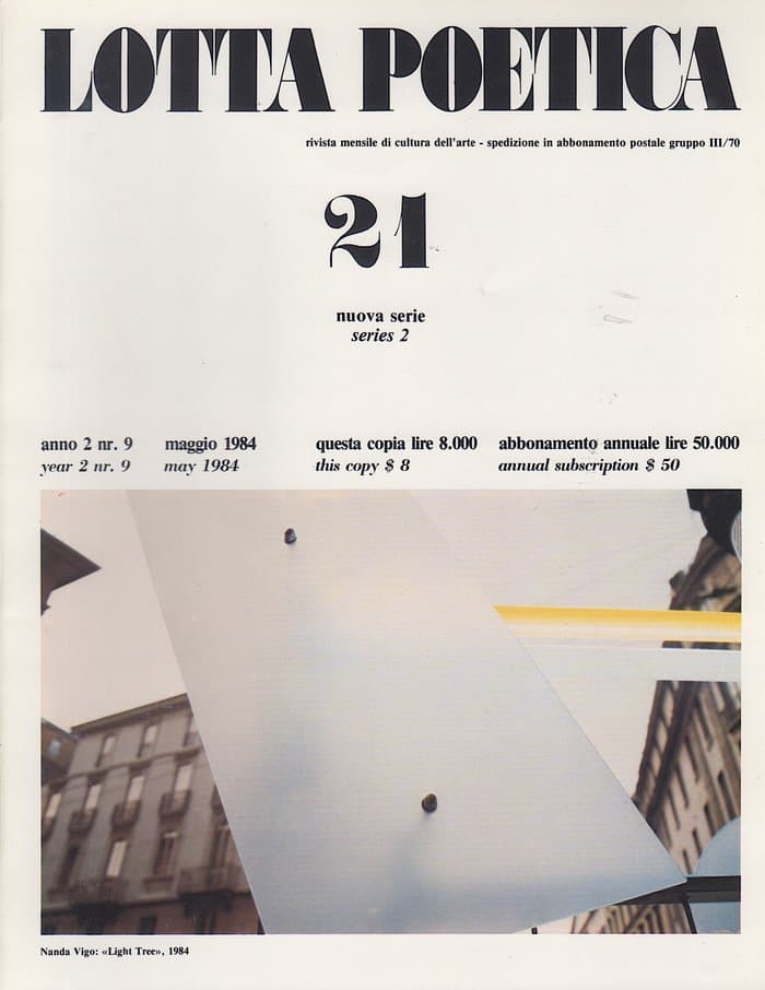 Lotta Poetica 21 1984