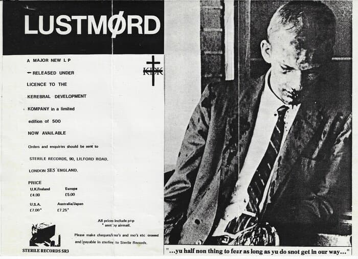 Promo Info to Sterile Lp