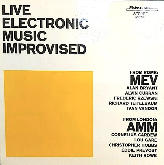 Live Electronic Music Improvised