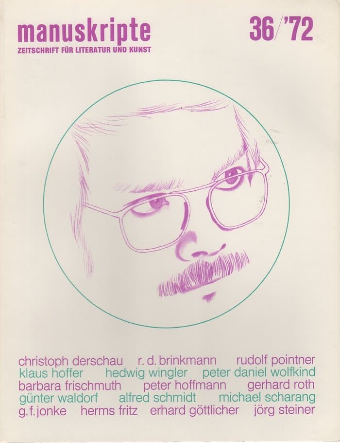 Manuskripte 36 / 1972