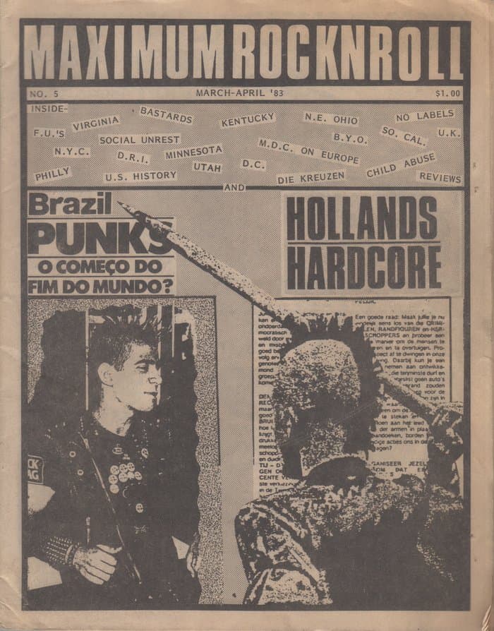 Maximum Rocknroll No.05 (March/April 1983)