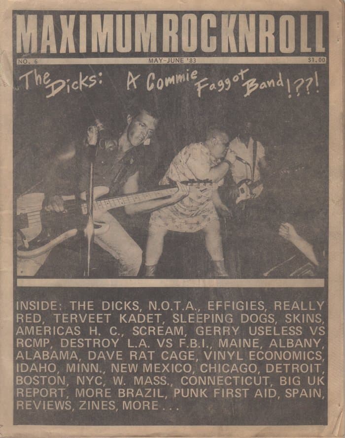 Maximum Rocknroll No.06 (May / June 1983)