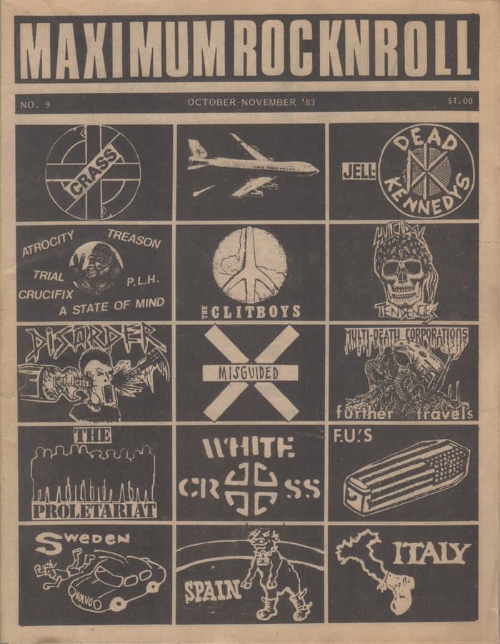 Maximum Rocknroll No.09 (October / November 1983)