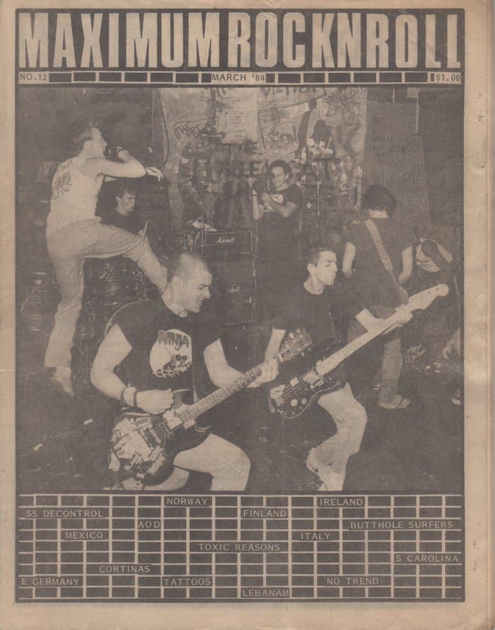 Maximum Rocknroll No.12 (March 1984)
