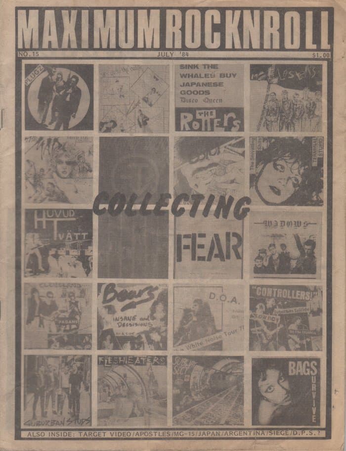 Maximum Rocknroll No.15 (July 1984)