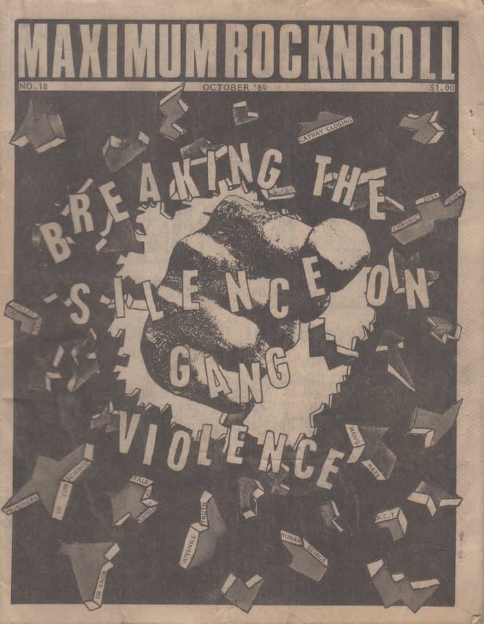 Maximum Rocknroll No.18 (October 1984)
