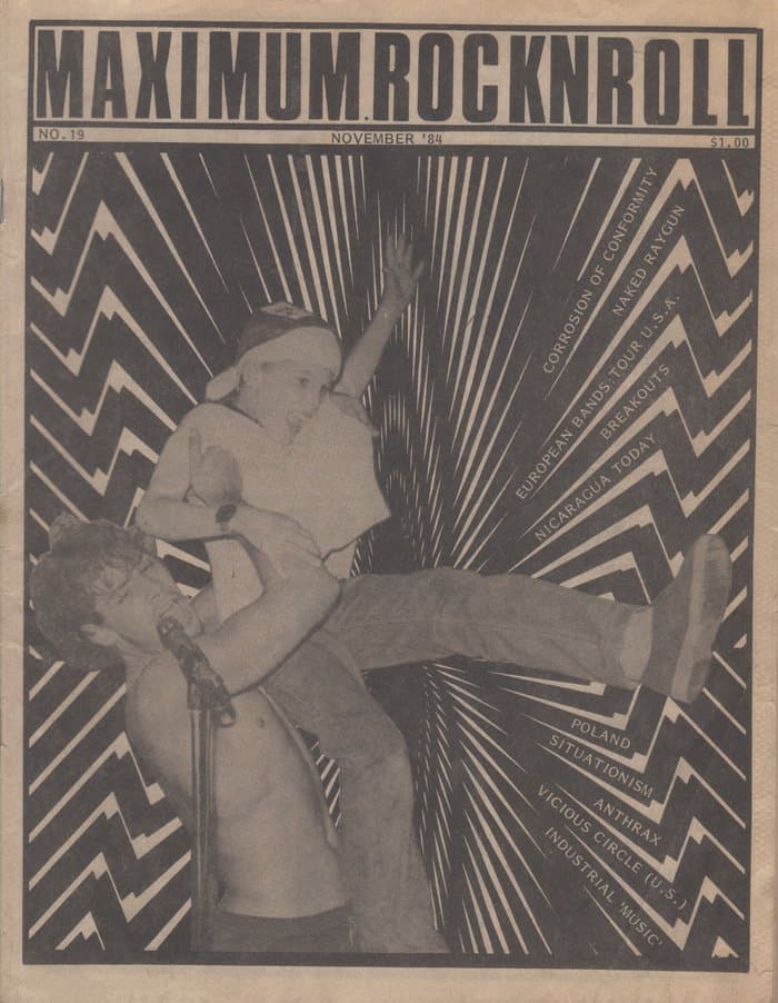 Maximum Rocknroll No.19 (November 1984)