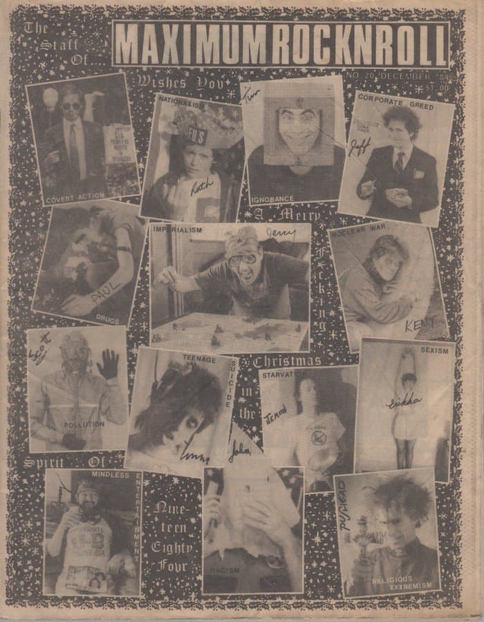 Maximum Rocknroll No.20 (December 1984)