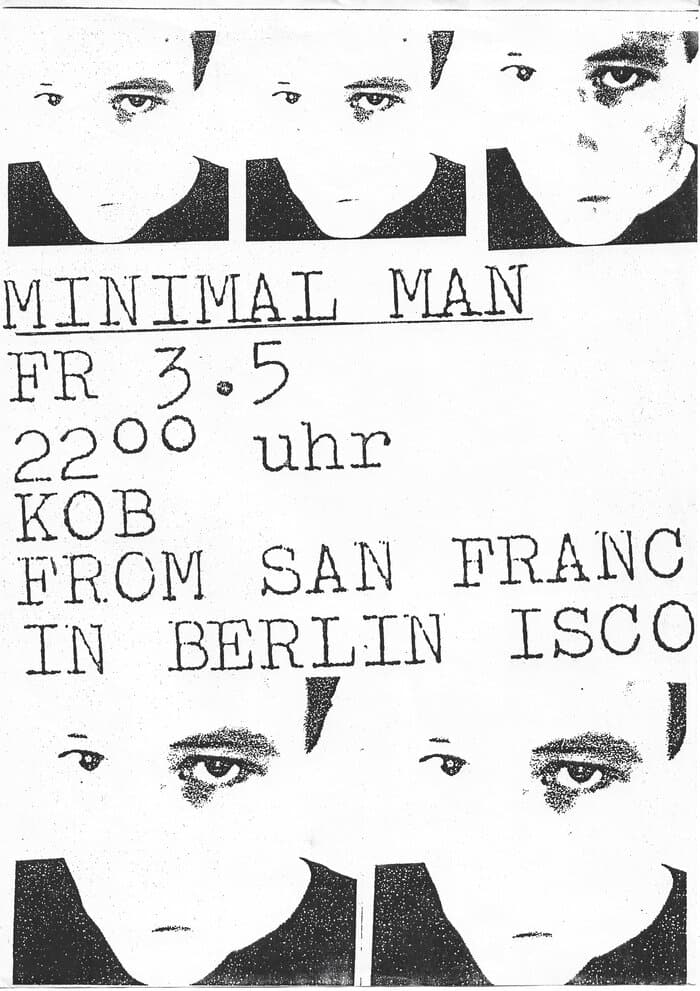 Minimal Man Live at KOB Berlin