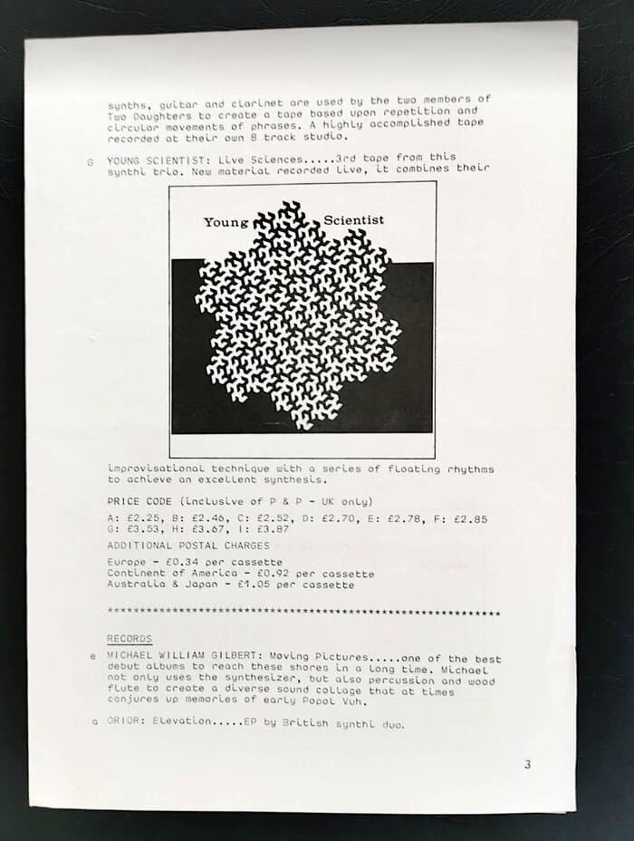 selected Mirage Distribution and Label Catalogues 1981-1985