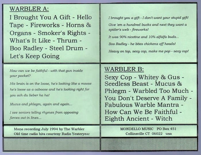 The Warbler