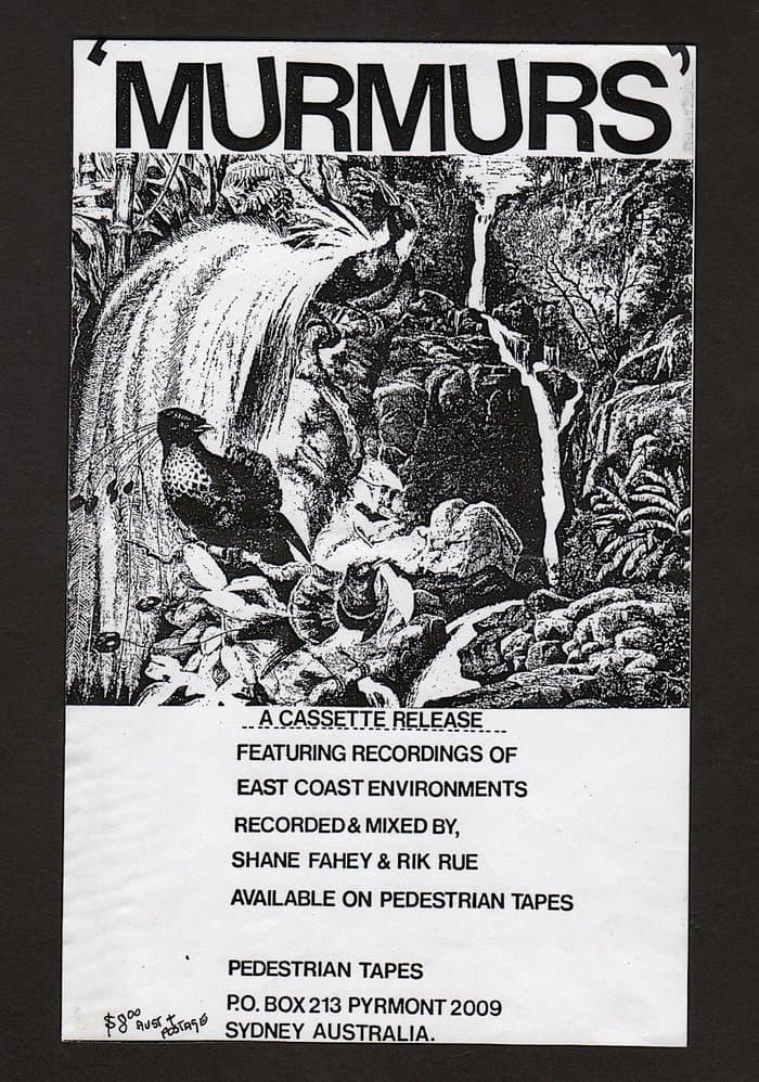 Murmurs Cassette Promo-Sheet