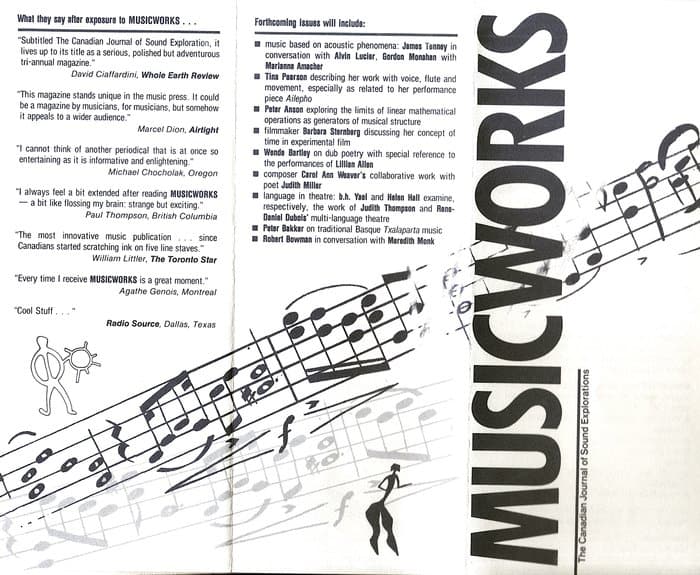 Musicworks Release Infos and Catalogues 10-40
