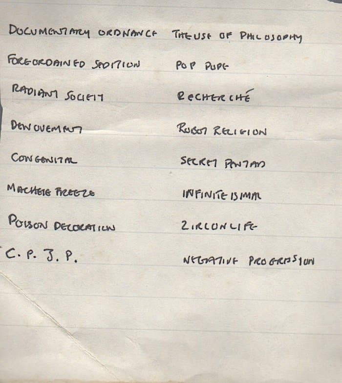 a series of Master-Tapes by Robert I Gillham Projects (NCP, Aconite, Gravity Craze, Random Valency...)