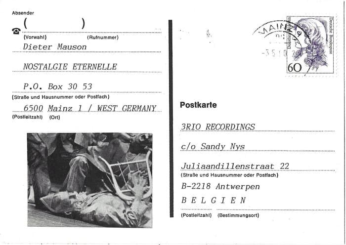 Nostalgie Eternelle Postcard