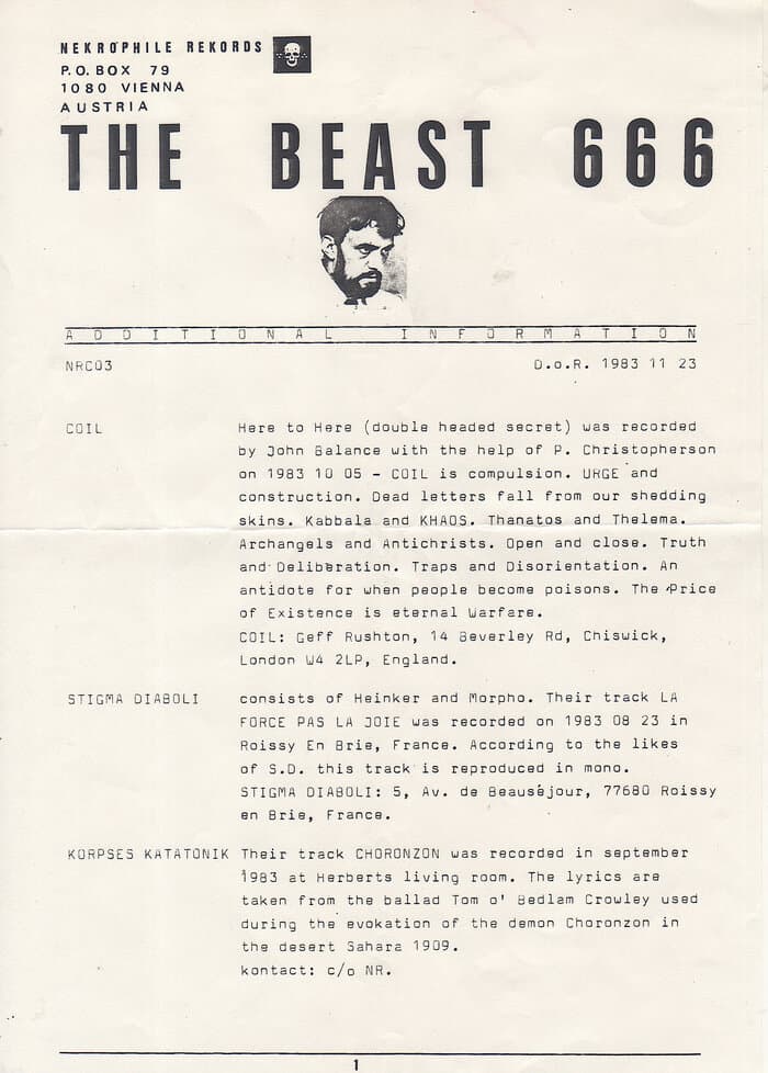 Info and Promo Sheets