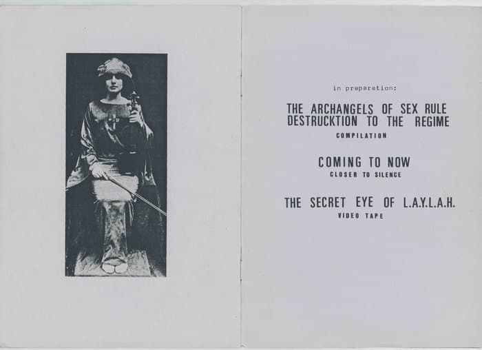 Nekrophile Records Catalogue 1984