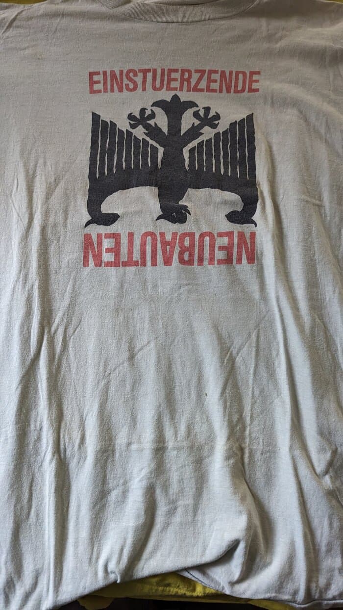 selected Neubauten Shirts incl Decoder Shirt