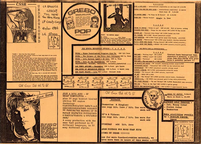 Old Europa Cafe Mailorder Catalogue (The Spy)