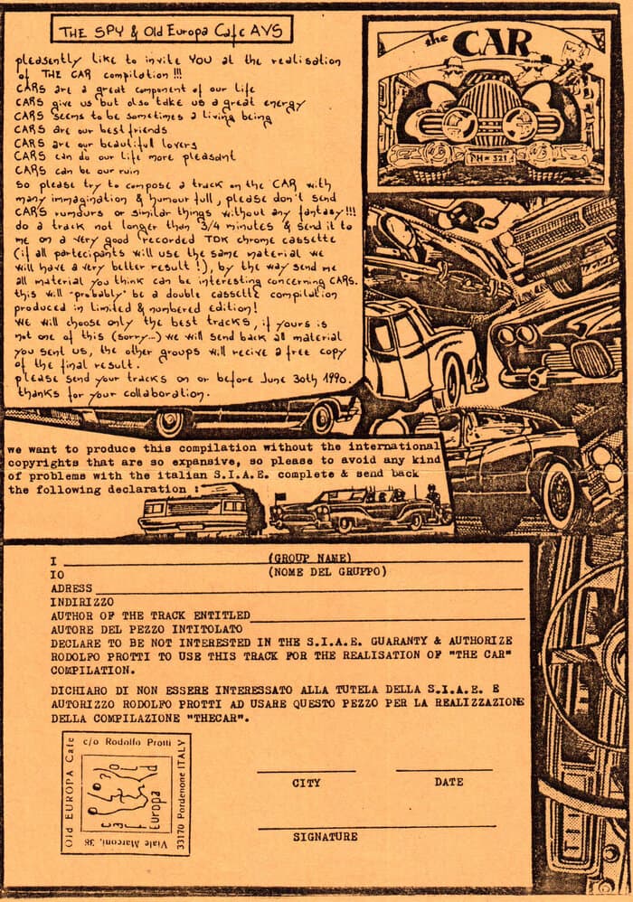 Old Europa Cafe Mailorder Catalogue (The Spy)