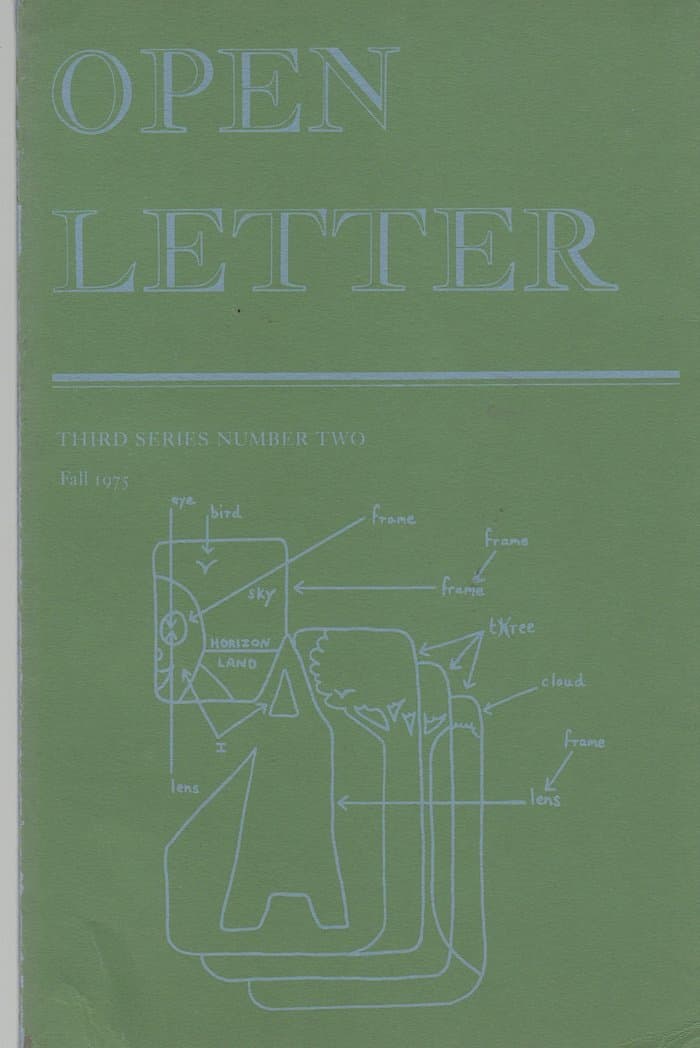 Open Letter Volume 3 Number 2 1975