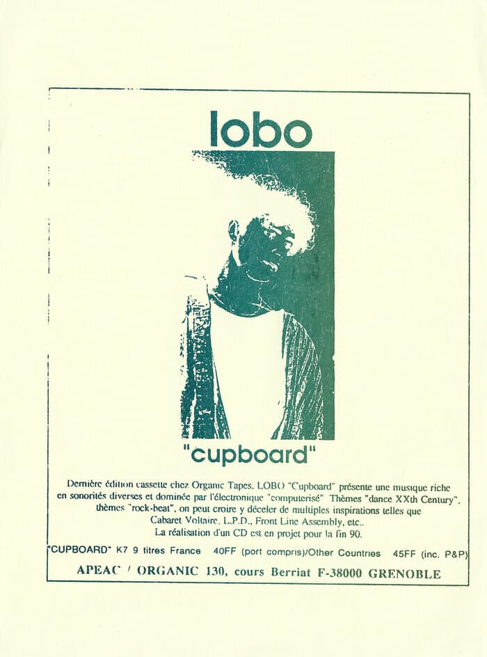 Lobo "Cupboard" Promo Flyer