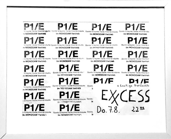 Poster Live Exxcess 7 8 1980