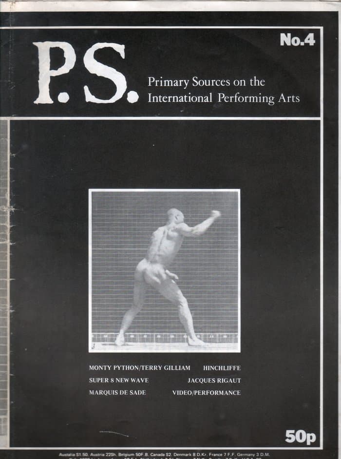 P.S. (Primary Sources on the International Performing Arts) No. 4