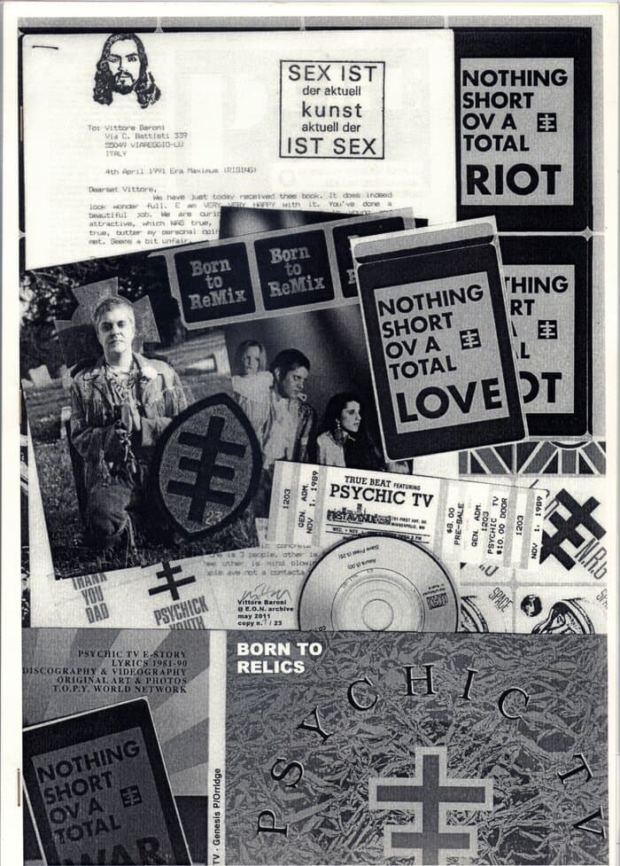 Vittore Baroni: Born To Relics (Near the Edge Editions, Viareggio, Italy 2011)