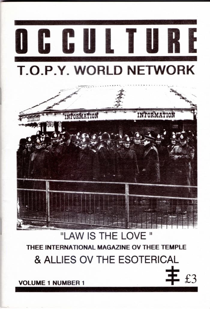 OCCULTURE T.O.P.Y. World Network - Volume 1, Number 1