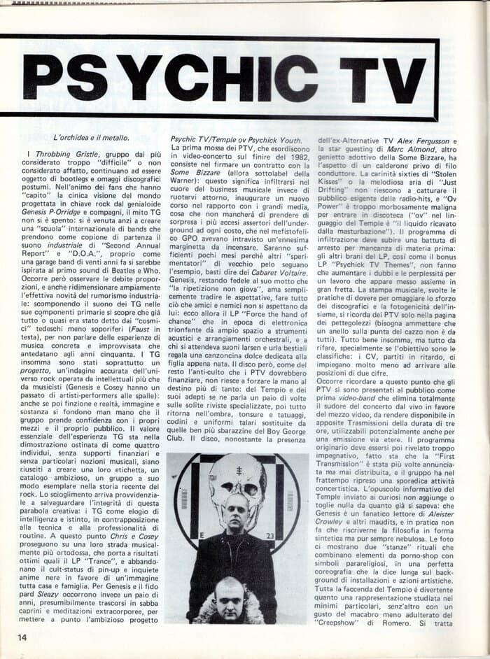 ROCKERILLA n. 40, Dec 1983, Rockerilla publishing, Cairo Montenotte, Italy,
