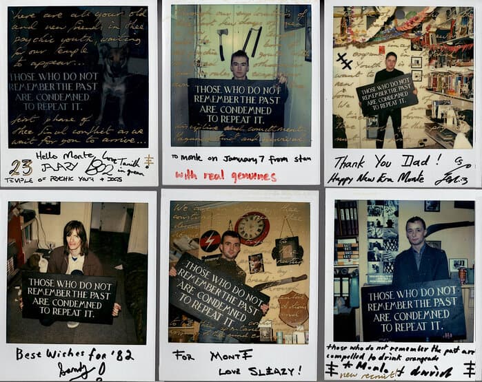 Polaroids 1982 (Sandy Robertson, Peter Christopherson, David Tibet, Stan Bingo, Sleazy, Gen
