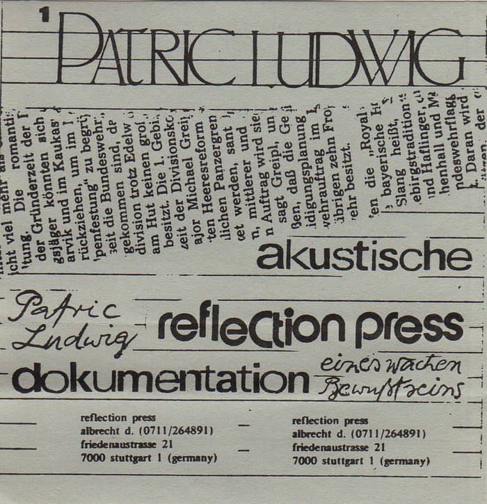 Akustische Dokumentaion Eines Wachen Bewußtseins