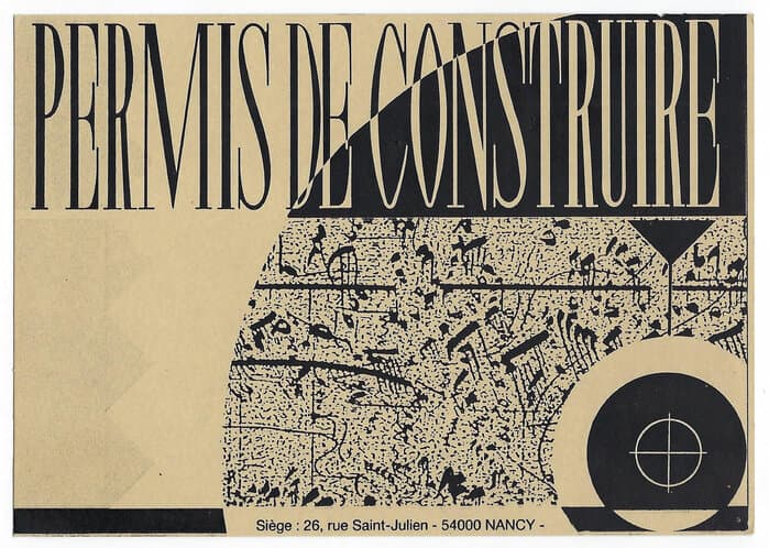 Permis De Construire Postcard