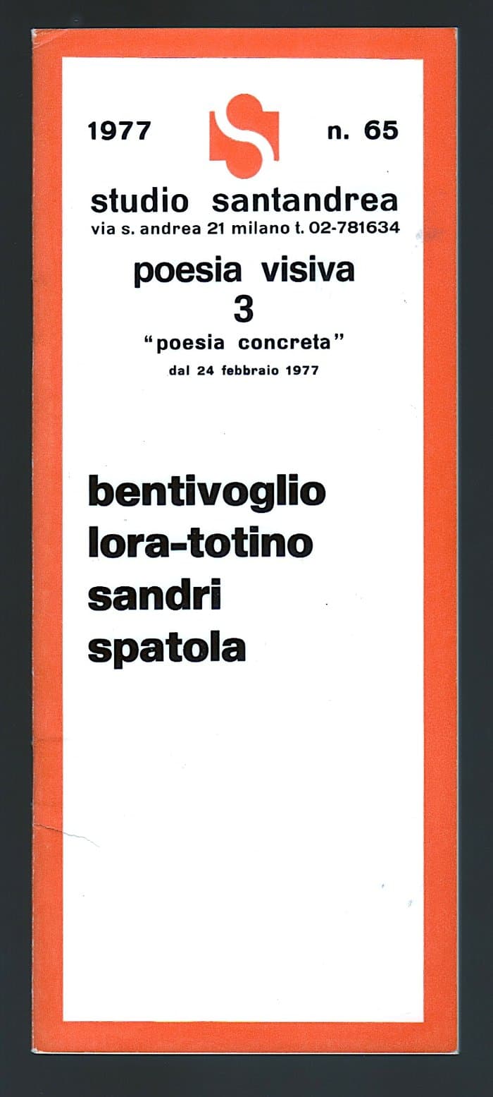 Poesia Visiva 3 (Studio Santandrea n.65)
