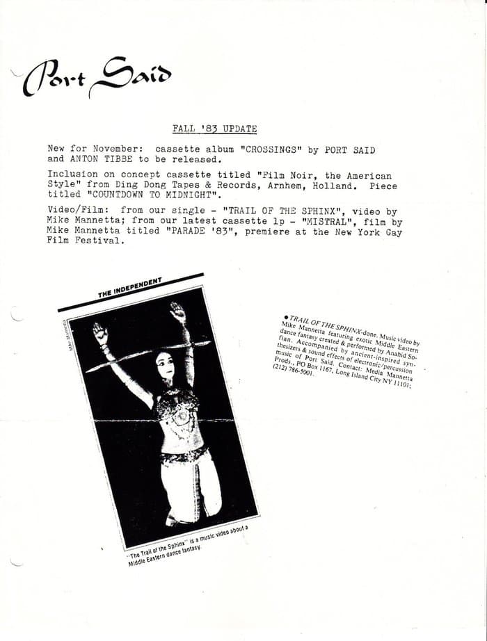 several Promo-Sheets