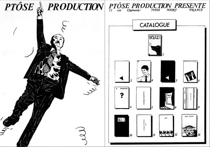 Ptôse Production Présente Catalogue 1 (1981/82)