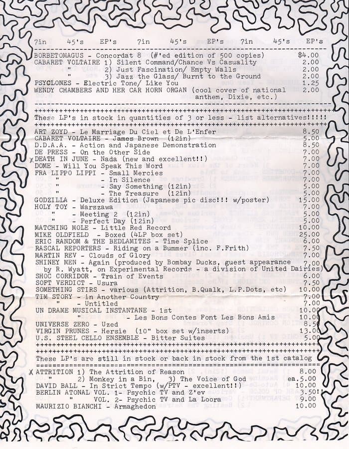 first Update list