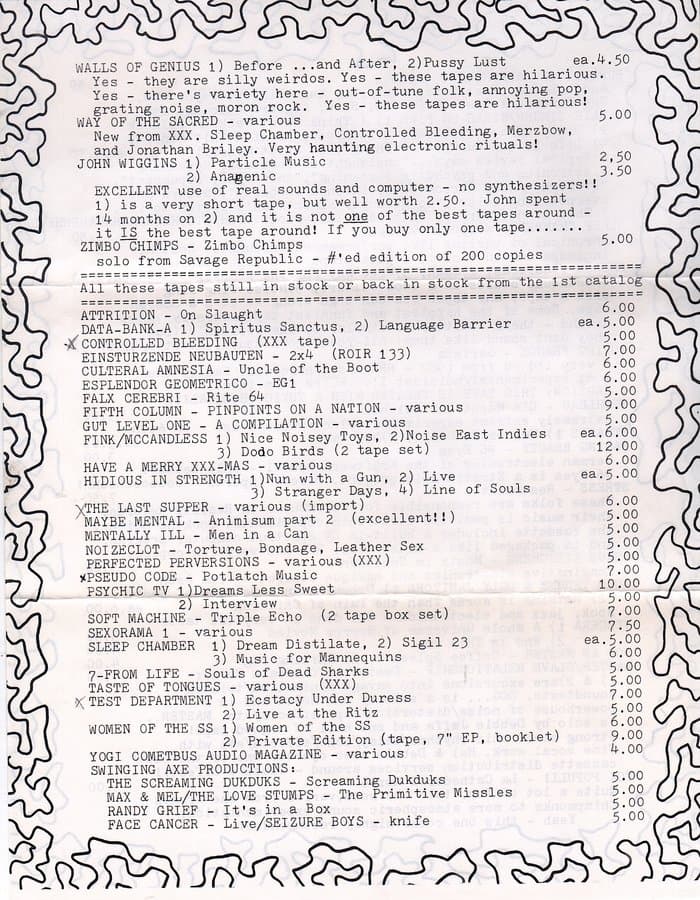 first Update list