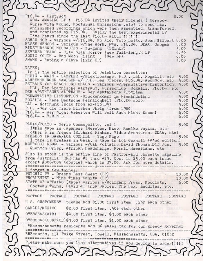 first Update list