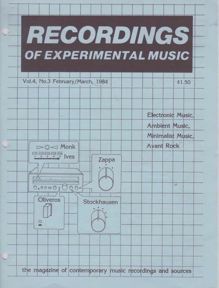 Recordings [of Experimental Music] Vol. 4 No.3 (1984)