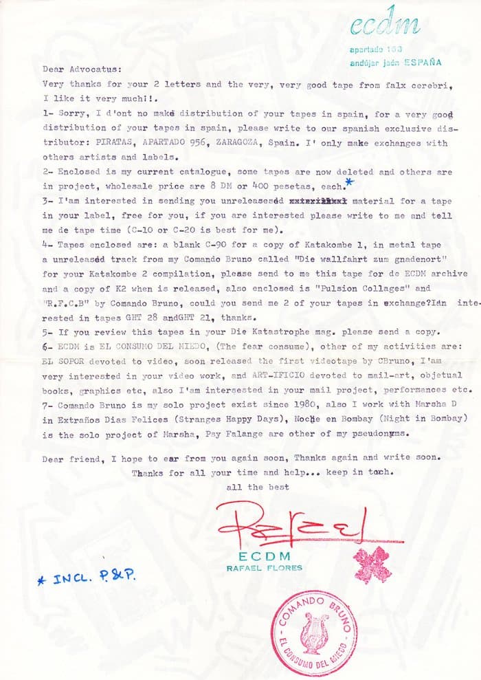 Letter ECDM