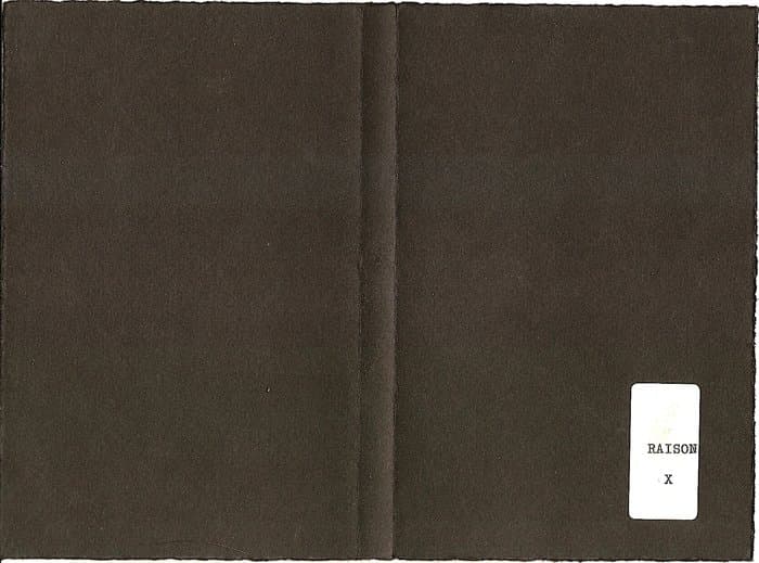 Raison X (Bain Total Productions G06)