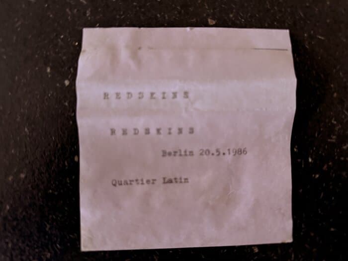 Lve Berlin Quartier Latin 20.5.1986