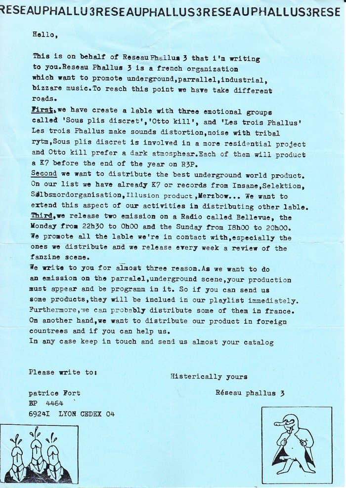 Phallophories Compilation Add and a letter and catalogue