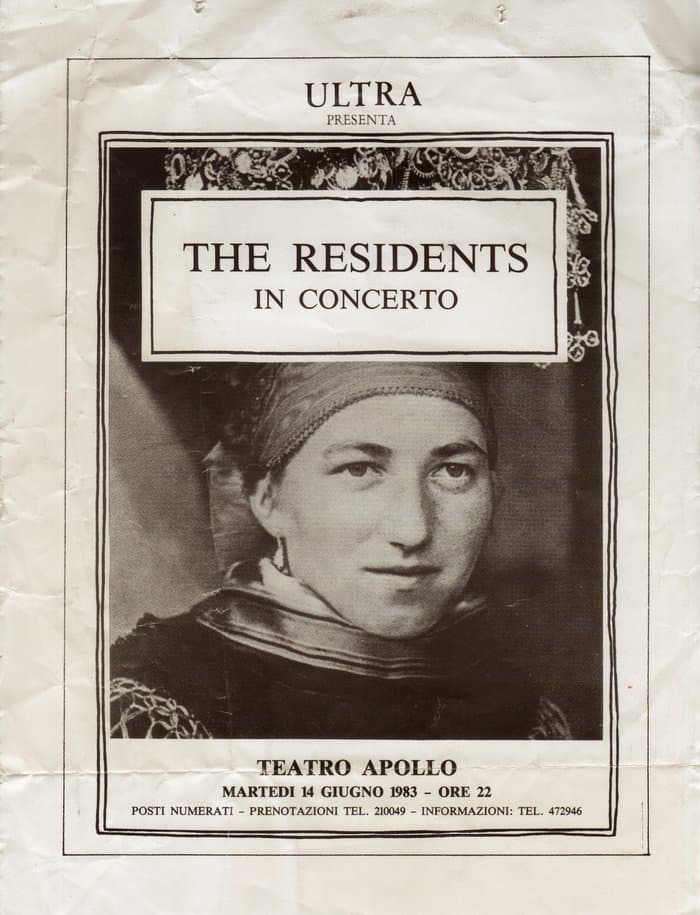 Mole Show Poster 1983 Florence, Teatro Apollo